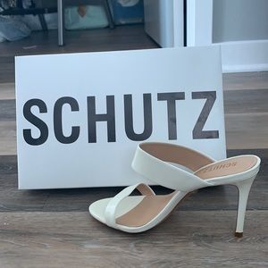 NIB Schutz Heeled Slide